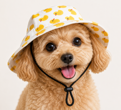 SunShade Paw Dog Bucket Hat